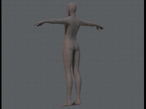 base mesh man character v04 3D Model