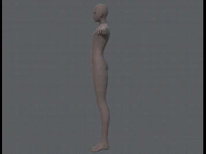base mesh man character v04 3D Model