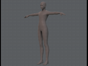 base mesh man character v04 3D मॉडल