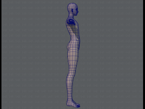 base mesh man character v04 3D मॉडल