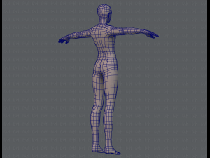 base mesh man character v04 3D मॉडल