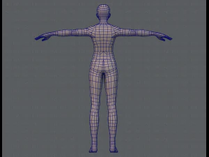 base mesh man character v04 3D Model