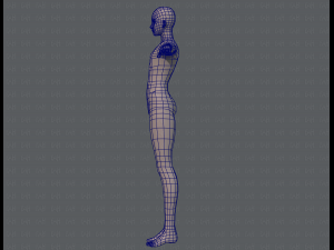base mesh man character v04 3D मॉडल