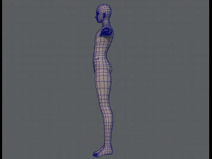 base mesh man character v04 3D Model