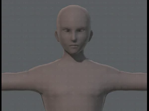 base mesh man character v04 3D Model