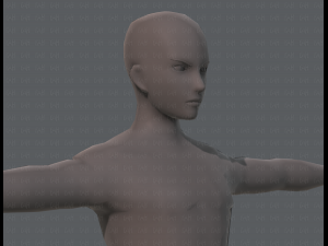 base mesh man character v04 3D मॉडल