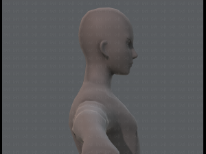 base mesh man character v04 3D मॉडल