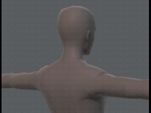 base mesh man character v04 3D मॉडल