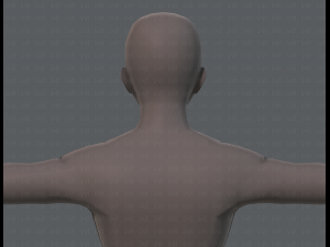 base mesh man character v04 3D मॉडल