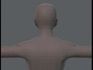 base mesh man character v04 3D Model