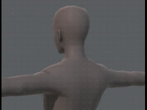 base mesh man character v04 3D Model