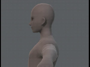 base mesh man character v04 3D Model