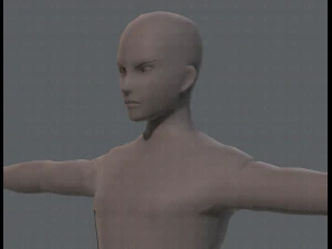 base mesh man character v04 3D Model
