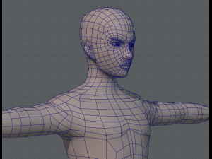 base mesh man character v04 3D मॉडल
