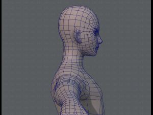 base mesh man character v04 3D मॉडल