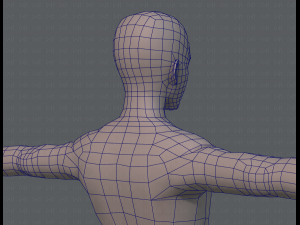 base mesh man character v04 3D मॉडल