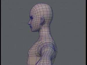 base mesh man character v04 3D Model