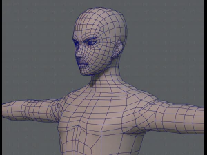 base mesh man character v04 3D Model
