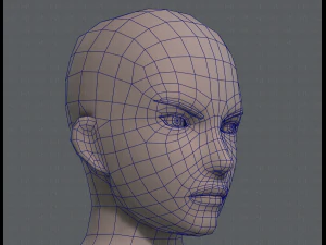 base mesh man character v04 3D Model