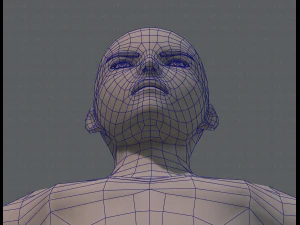 base mesh man character v04 3D Model