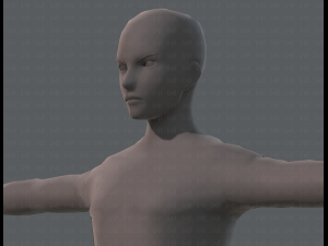 base mesh man character v04 3D मॉडल