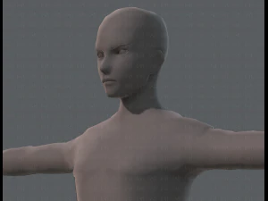 base mesh man character v04 3D Model