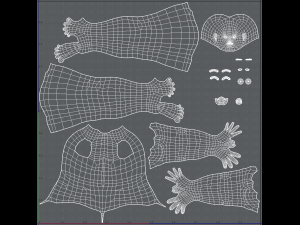 base mesh man character v04 3D मॉडल