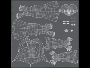 base mesh man character v04 3D Model