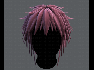 3d hair style for man typeb v01 3D Model