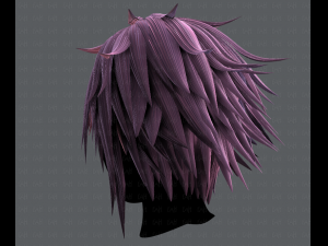 3d hair style for man typeb v01 3D Model