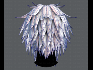 3d hair style for man typeb v01 3D Model