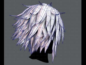 3d hair style for man typeb v01 3D Model