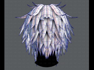 3d hair style for man typeb v01 3D Model
