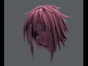 3d hair style for man typeb v01 3D Model