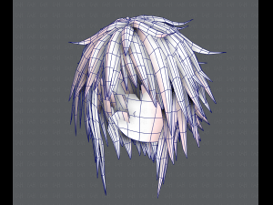 3d hair style for man typeb v01 3D Model