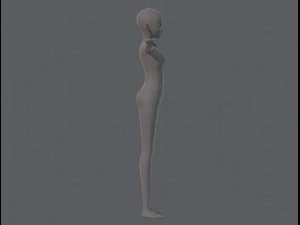 base mesh woman 06 3D Model