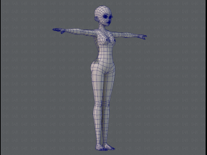 base mesh woman 06 3Dモデル