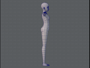 base mesh woman 06 3Dモデル