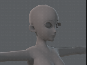 base mesh woman 06 3Dモデル