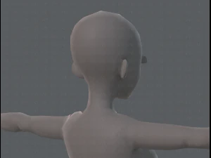 base mesh woman 06 3D Model