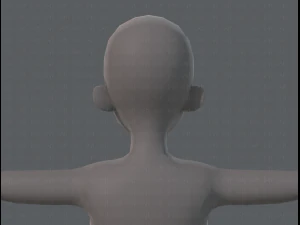 base mesh woman 06 3D Model