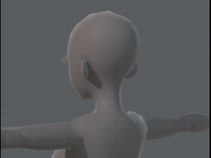 base mesh woman 06 3Dモデル
