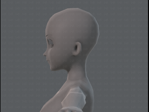 base mesh woman 06 3Dモデル
