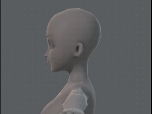 base mesh woman 06 3D Model