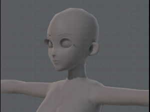 base mesh woman 06 3Dモデル