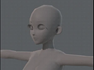 base mesh woman 06 3D Model