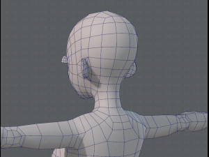 base mesh woman 06 3Dモデル