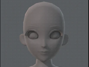 base mesh woman 06 3D Model
