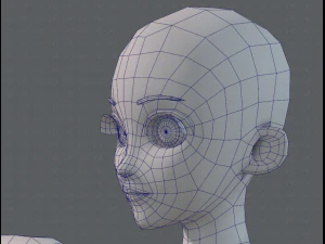 base mesh woman 06 3D Model