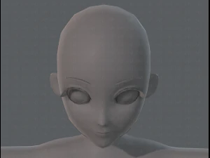 base mesh woman 06 3D Model